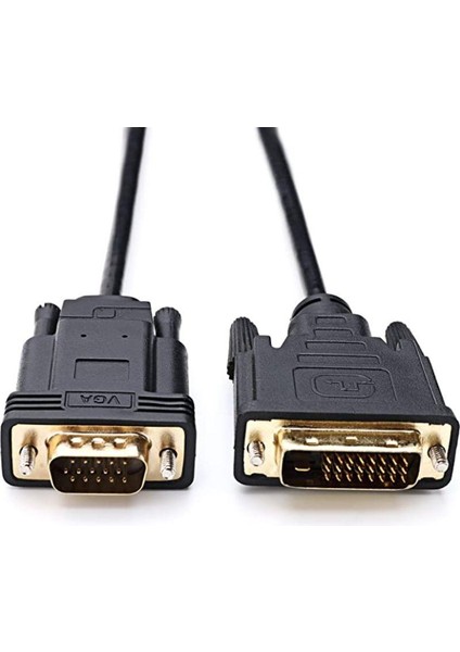 5 Metre 24+1 DVI VGA Kablo