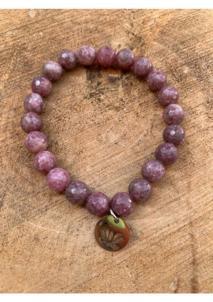 Sertifikalı Lepidolit Bileklik