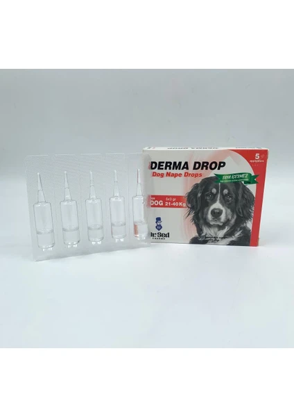 Dr. Sed 21-40KG Köpek Deri Bakım Damlası 5*3gr