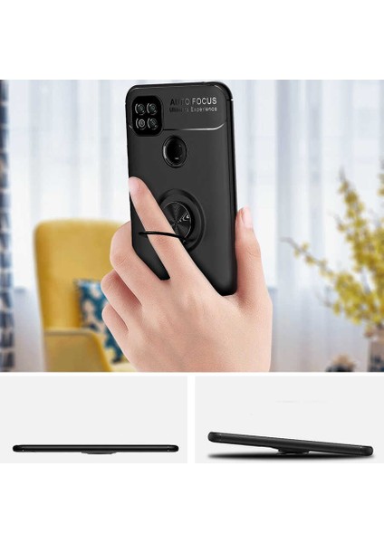 Xiaomi Redmi 9c Kılıf Autofocus Yüzüklü Manyetik Standlı Ravel Slikon Kapak indirimleri