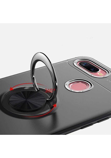 Oppo A5S Kılıf Autofocus Yüzüklü Manyetik Standlı Ravel Slikon Kapak indirimleri