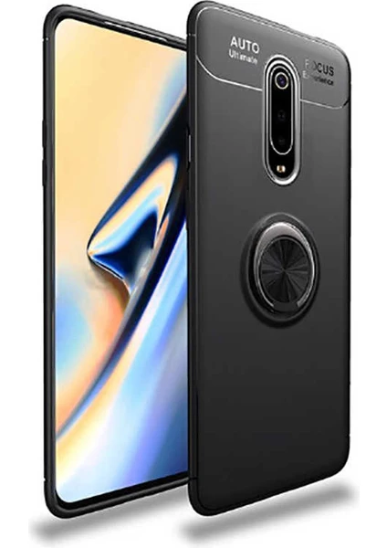 Kip GSM Xiaomi Mi 9t Kılıf Autofocus Yüzüklü Manyetik Standlı Ravel Slikon Kapak