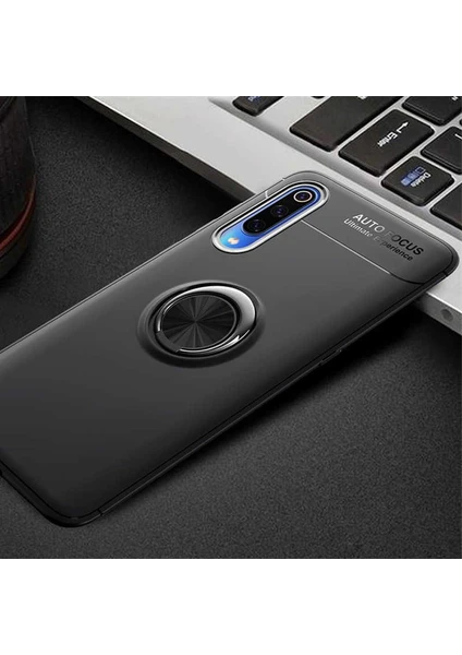 Kip GSM Xiaomi Mi 9 Kılıf Autofocus Yüzüklü Manyetik Standlı Ravel Slikon Kapak