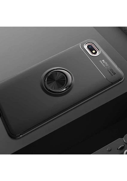 Kip GSM Huawei Y5 2018 Kılıf Autofocus Yüzüklü Manyetik Standlı Ravel Slikon Kapak