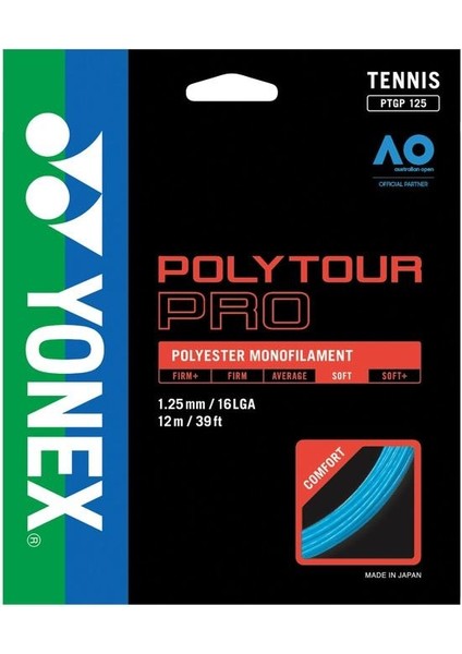 Poly Tour Pro 125 (12M) Tenis Kordaj - Mavi