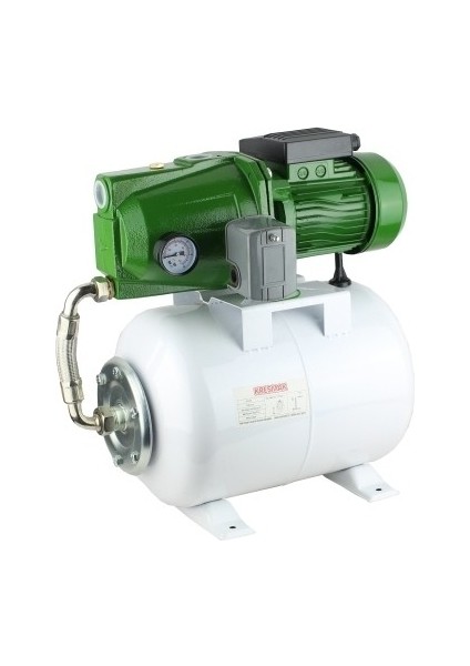 JCP100-ST 1 Hp 220V 24 Lt Genleşme Tanklı 4 Kat 6 Daire Paket Hidrofor