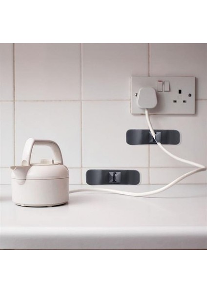 6'lı Pratik Kablo Toparlayıcı Yapışkanlı Klips Mutfak Air Fryer Kettle Kahve Tost Makinası fiyatları