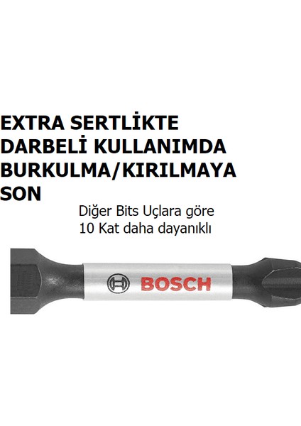 Impact Control PZ2X50 Yıldız Bits Uç (Torklu Vidalamalar Için)