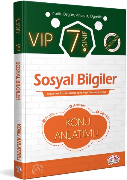 7. Sınıf Vip Sosyal Bilgiler Konu Anlatımlı