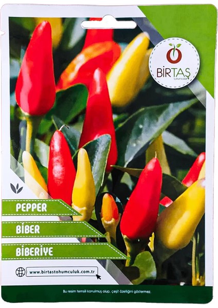 Birinci Kalite Biber Biberiye Tohumu