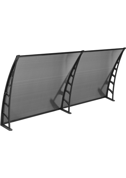 COSMOS Kapı Pencere Üstü Pratik Sundurma 105X240 - Siyah modelleri
