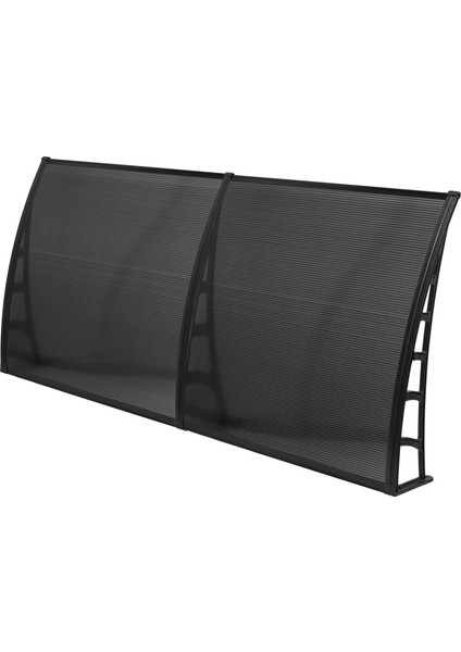 COSMOS Kapı Pencere Üstü Pratik Sundurma 105X240 - Siyah
