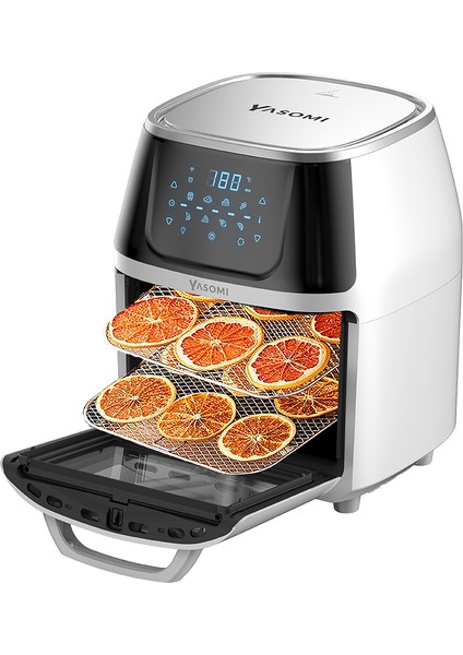 Y88 Xxl Beyaz 1500W 8 Litre Airfryer Oven Fritöz (Yasomi Türkiye Garantili)