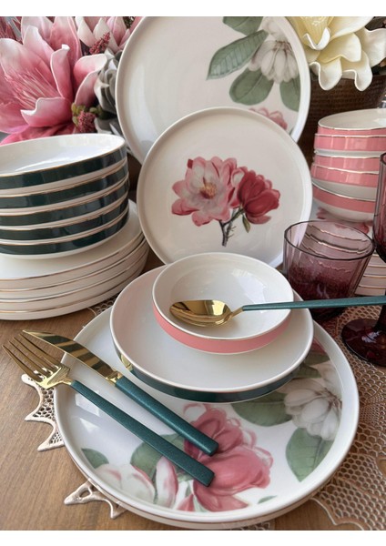 Yemek Takımı Modern Nancy 24 Parça 6 Kişilik