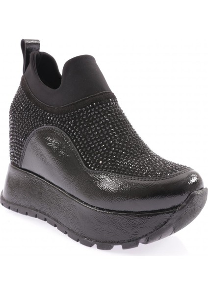 927-23Y Kadin Mega Kalin Taban Silver Taşli Sneakers Ayakkabi fiyatları