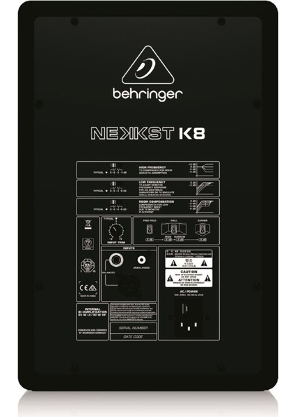 K8 Audiophile Bi-Amped 8" Studio Monitor With Advanced Waveguide Technology