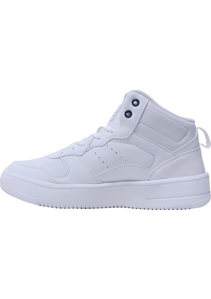 Beyaz Bağcıklı Boğazlı Basket Sneakers Spor Ayakkabı modelleri