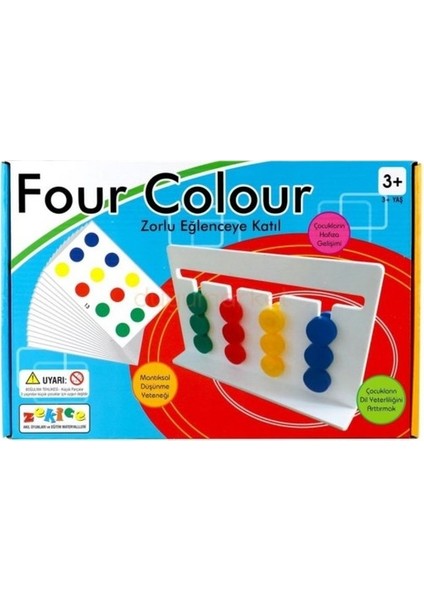 Zekice Four Colour Renk ve Şekil Oyunu