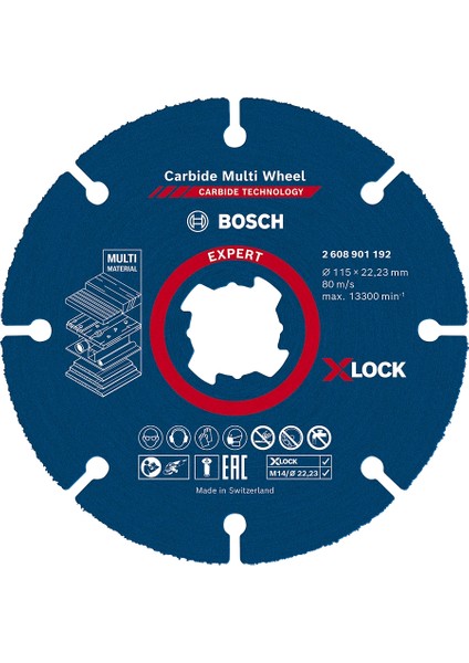 Carpide Multi Whell Taşlama Için Ahşap Kesme Diski 115 mm (Elmas Uçlu)