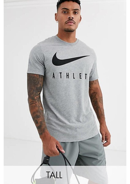 Dri-Fit Traning Standart Kesim Gri Erkek Antreman Tişörtü fiyatları