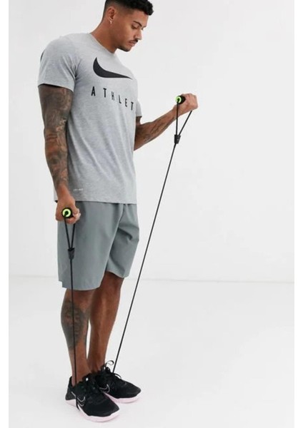 Dri-Fit Traning Standart Kesim Gri Erkek Antreman Tişörtü modelleri