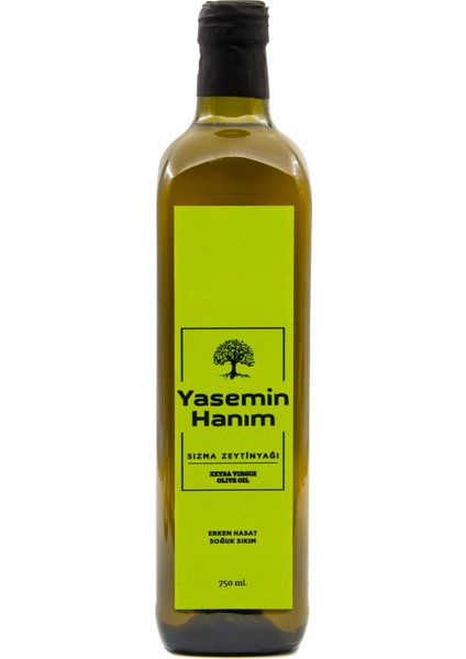 Erken Hasat Soğuk Sıkım Sızma Zeytinyağı