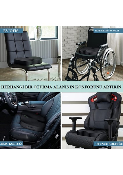 Visko Cocix Minder Oturma Minderi Minderi Ortopedik Oturma Minderi Simidi Yastığı