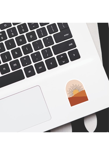 Flower Çiçek Temalı Dekoratif Laptop Notebook Tablet Telefon Sticker Set 08