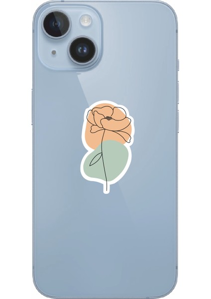 Flower Çiçek Temalı Dekoratif Laptop Notebook Tablet Telefon Sticker Set 08