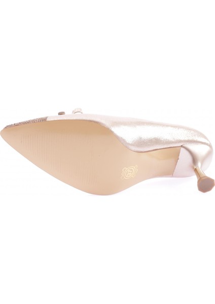 K530 Kadin Fiyonk Detayli Kisa Ince Topuklu Ayakkabi indirimleri