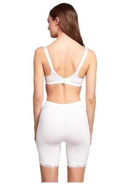 Basic Dantel Detaylı Paçalı Beyaz Külot fırsatları