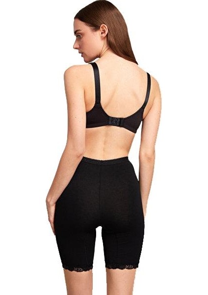 Basic Dantel Detaylı Paçalı Siyah Külot modelleri