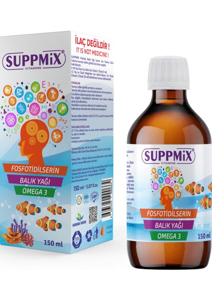 Fosfotidilserin Omega 3 Şurup 150 ml