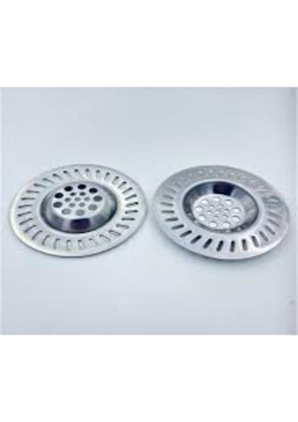Paslanmaz Metal 2'li Yuvarlak Mutfak Lavabo Içi Gider Süzgeci, Banyo Evye Deliği Çöp Tıkacı modelleri