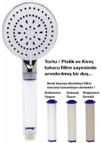 5 Fonksiyonlu Filtreli Duş Başlığı,banyo Duş Başlığı