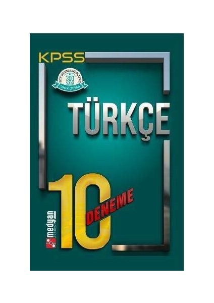 Medyan Yayınları Kpss Tükçe 10 Deneme