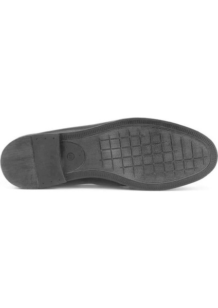 3425 Hakiki Deri Loafer Erkek Ayakkabı Siyah Babet fırsatları