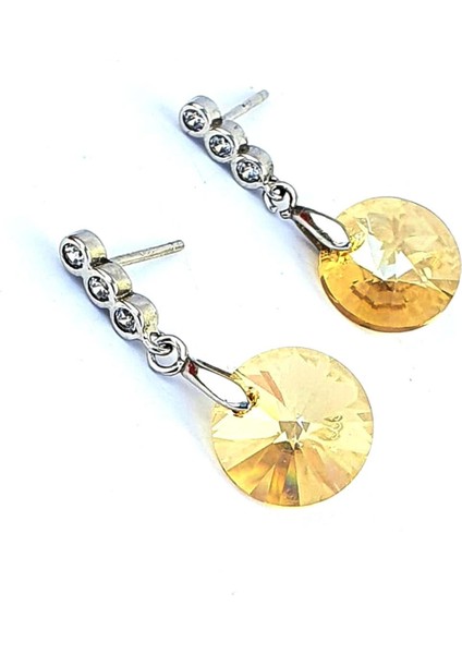 Swarovski Taşlı 925ayar Gümüş Küpe modelleri