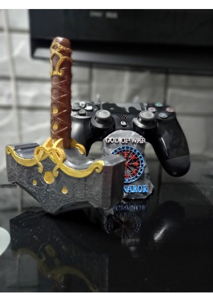 God Of War Ragnarok Mjolnir Ps4 Kol Tutucu Stand
