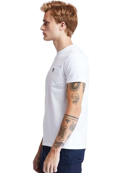 Chest Pocket Ss T-Shirt - White fırsatları