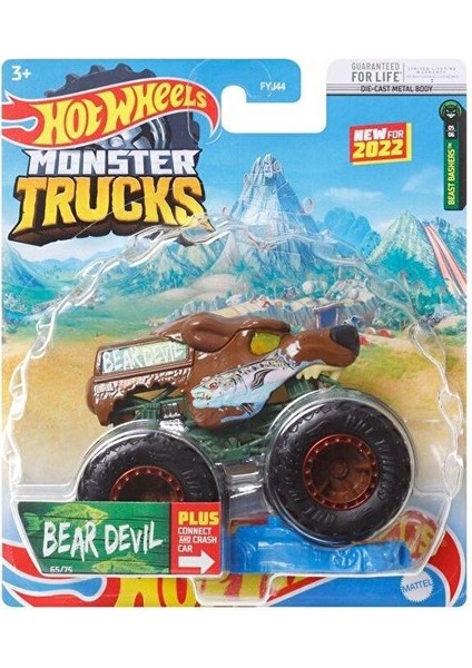 FYJ44 Monster Trucks 1:64 Araba Bear Devıl HCP39 fiyatları