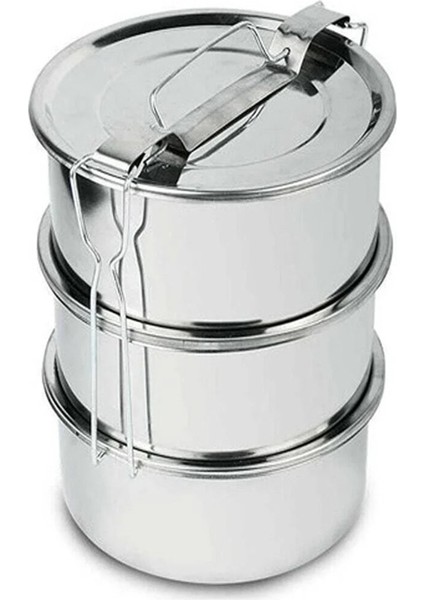 Sefer Tası 3 Lü Paslanmaz Çelik Tek Kişilik 12X6 cm