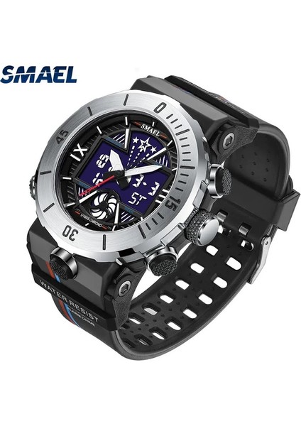 Erkek Kol Saati Analog Dijital Spor Moda Trend 8051S Saat modelleri