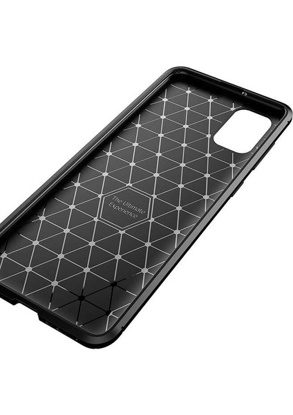 Samsung Galaxy A31 Kılıf Negro Karbon Desen Silikon