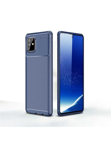 Samsung Galaxy Note 10 Lite Kılıf Negro Karbon Desen Silikon