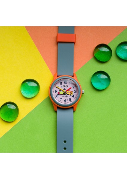 QCG5908 Su Geçirmez Rakamlı Erkek Çocuk Kol Saati