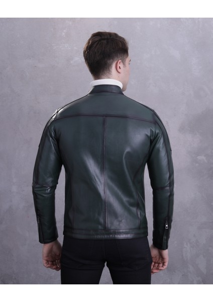 Erkek Hakiki Deri Spor Mont fırsatları