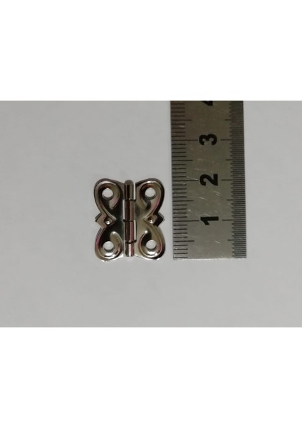 Eko Menteşe 20 Adet Nikel 20x18 mm Kutu ve Sandık Menteşesi Hobi Maket modelleri