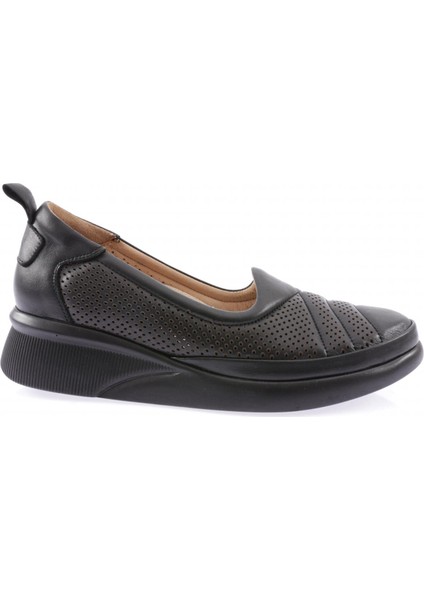 5509-23Y Kadin Kalin Taban Lazerli Comfort Ayakkabi