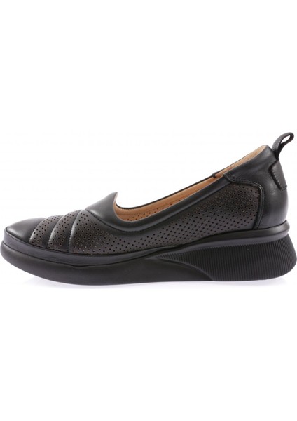 5509-23Y Kadin Kalin Taban Lazerli Comfort Ayakkabi